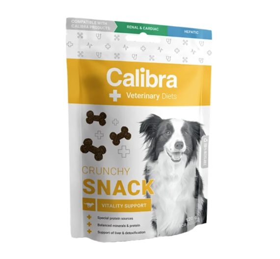 Calibra Vet Dog Crunchy Treats Vitality Support 120gr