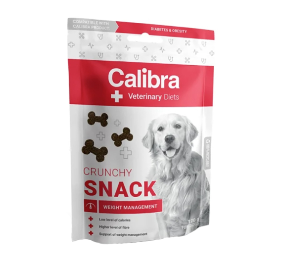 Calibra Vet Dog Crunchy Treats Weight Management 120gr