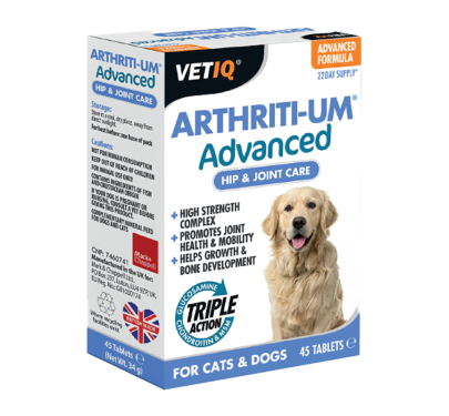 VetIQ Arthriti-UM Advanced Cats & Dogs 45tabs