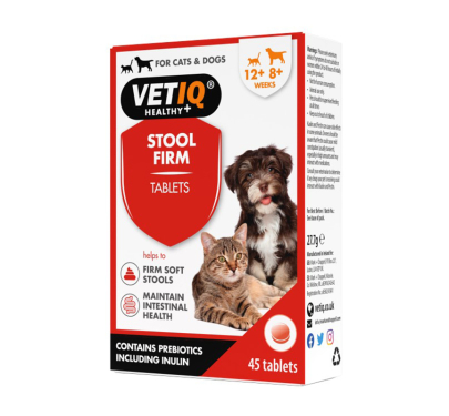 VetIQ Stool Firm Cats & Dogs 45tabs