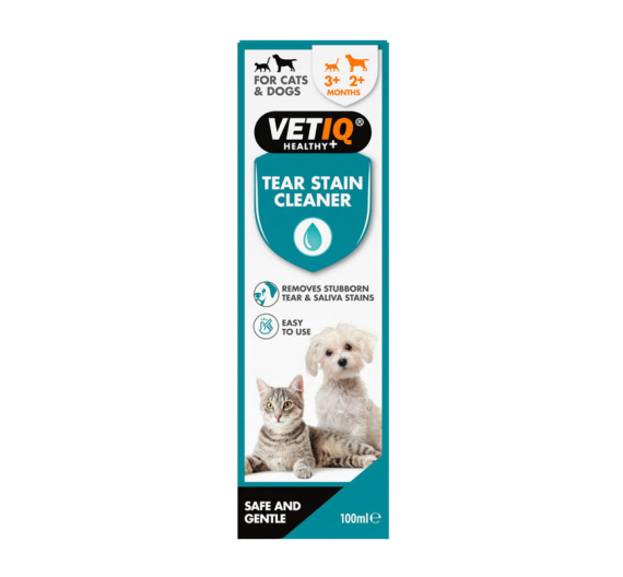 VetIQ Tear Stain Remover 100ml Αφαίρεση Λεκέδων από τα Μάτια