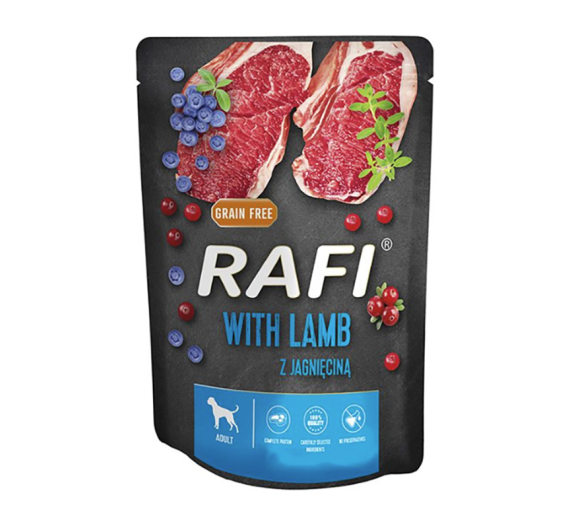 Rafi Dog Adult Πατέ με Αρνί, Μύρτιλο & Κράνμπερι 300gr