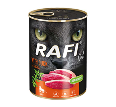 Rafi Cat Adult Πατέ με Πάπια 400gr