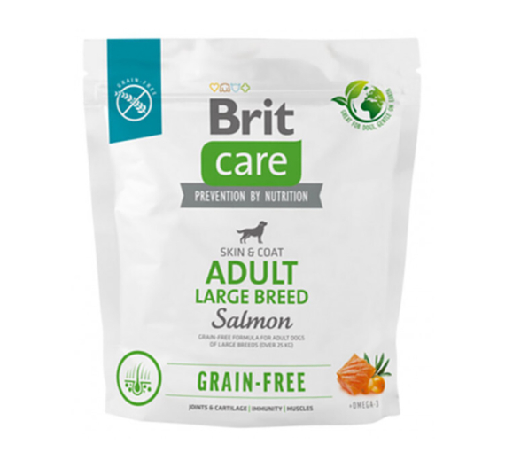 Brit Care Grain Free Dog Adult Large Salmon 1kg