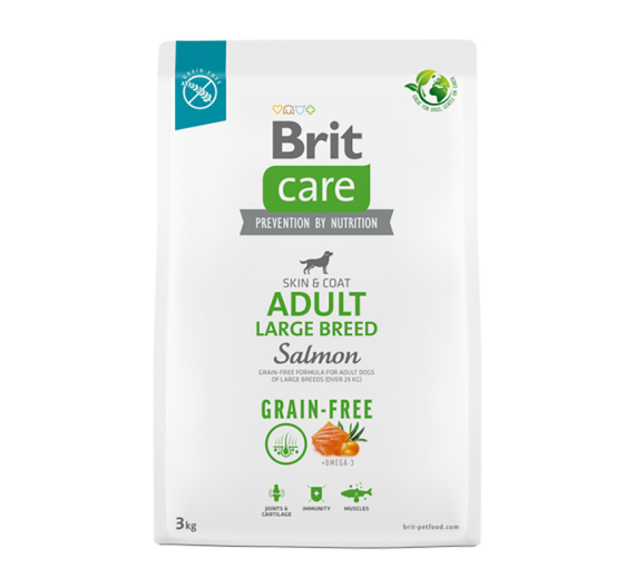 Brit Care Grain Free Dog Adult Large Salmon 3kg