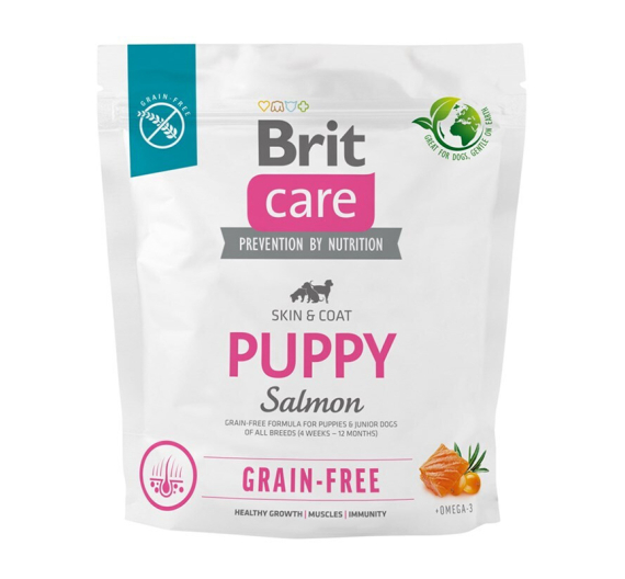 Brit Care Grain Free Dog Puppy Salmon 1kg