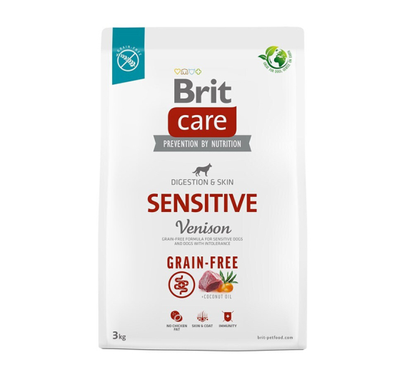 Brit Care Grain Free Sensitive Dog Adult Venison 3kg