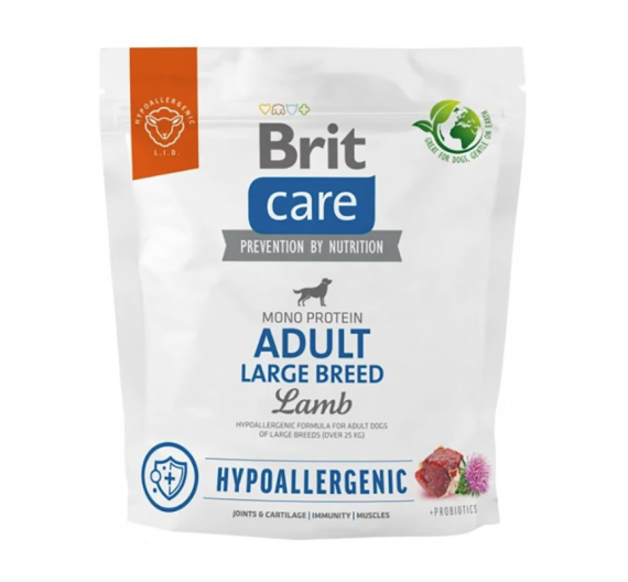 Brit Care Hypoallergenic Dog Adult Large Lamb & Rice 1kg