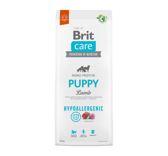 Brit Care Hypoallergenic Dog Puppy Lamb & Rice 12kg