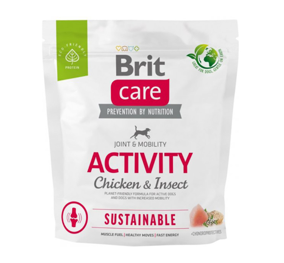 Brit Care Sustainable Dog Adult Activity Chicken & Insect 1kg