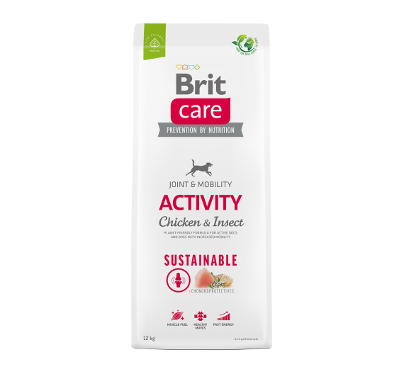 Brit Care Sustainable Dog Adult Activity Chicken & Insect 12kg