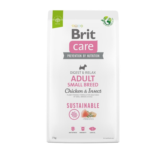 Brit Care Sustainable Dog Adult Small Chicken & Insect 7kg