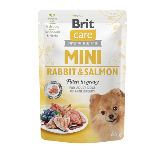 Brit Care Mini Dog Adult Rabbit & Salmon 85gr