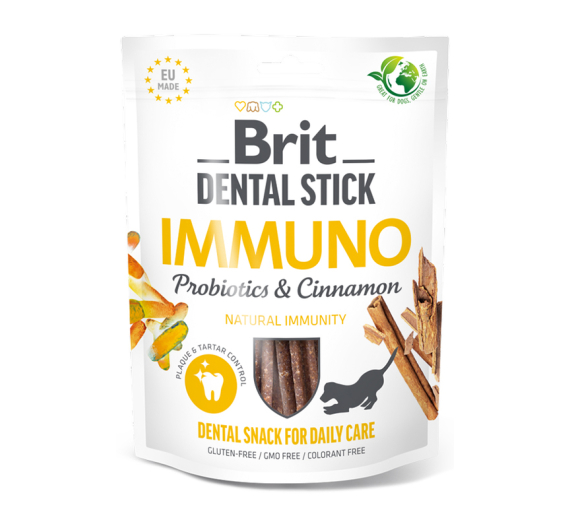 Brit Dental Sticks Immuno Probs & Cinnamon 7τμχ