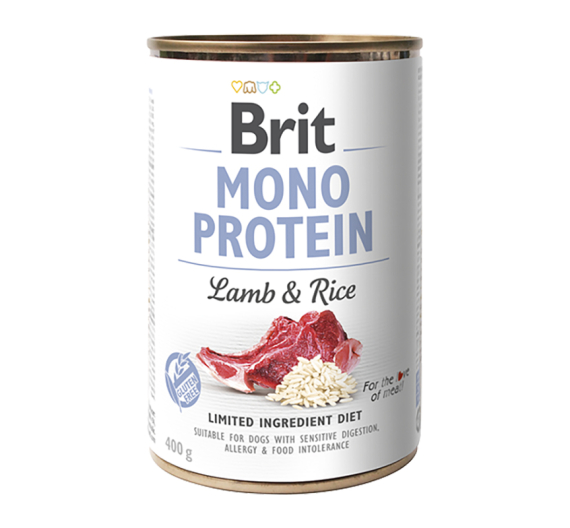 Brit Dog Can Monoprotein Lamb & Rice 400gr