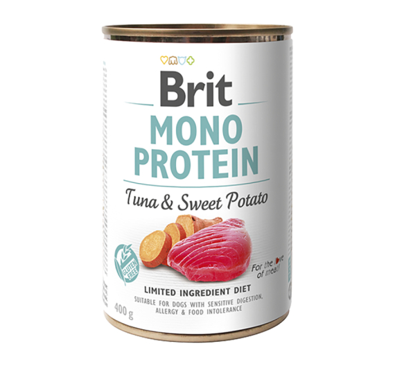 Brit Dog Can Monoprotein Tuna & Sweet Potato 400gr