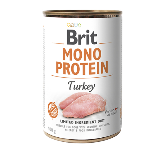 Brit Dog Can Monoprotein Turkey 400gr