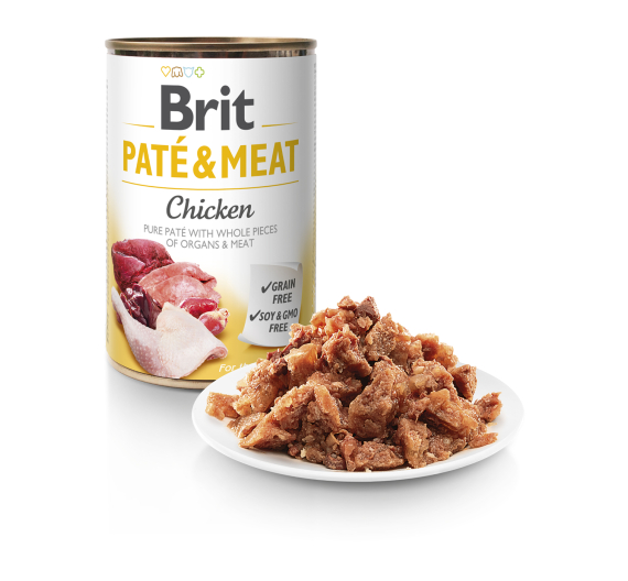 Brit Dog Can Pate & Meat Chicken 400gr