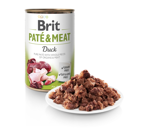 Brit Dog Can Pate & Meat Duck 400gr