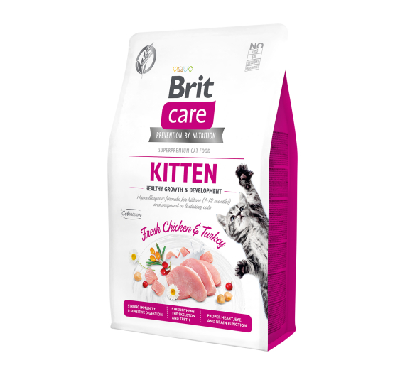 Brit Care Cat Kitten Grain Free Chicken & Turkey 400gr