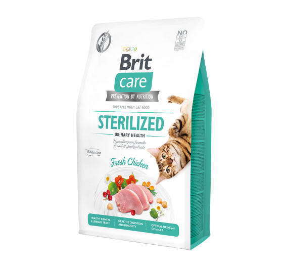 Brit Care Cat Sterilised Urinary Chicken Grain Free 400gr