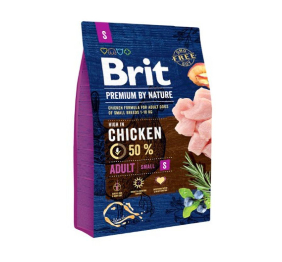 Brit Premium By Nature Adult Small 3kg
