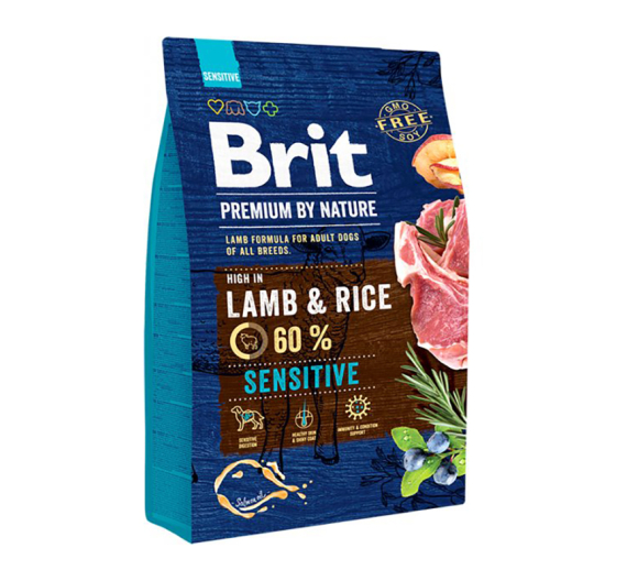 Brit Premium By Nature Sensitive Lamb & Rice 3kg