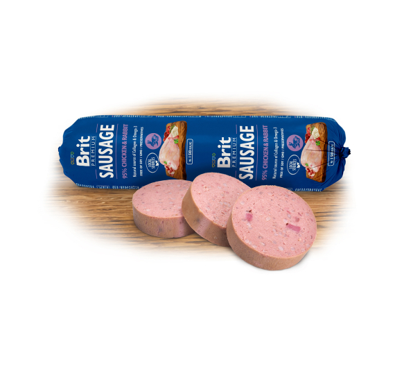 Brit Dog Sausage Chicken & Rabbit 800gr