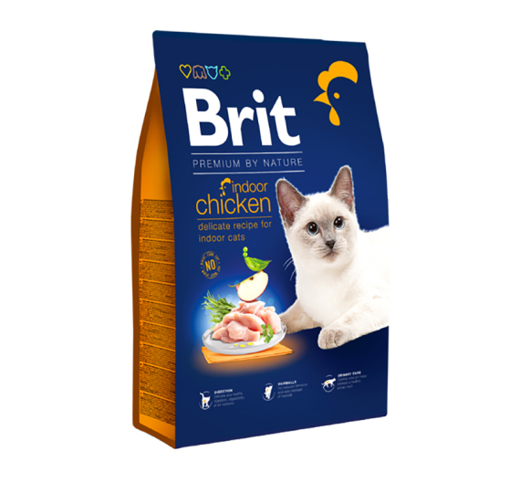 Brit Premium By Nature Cat Indoor 8kg