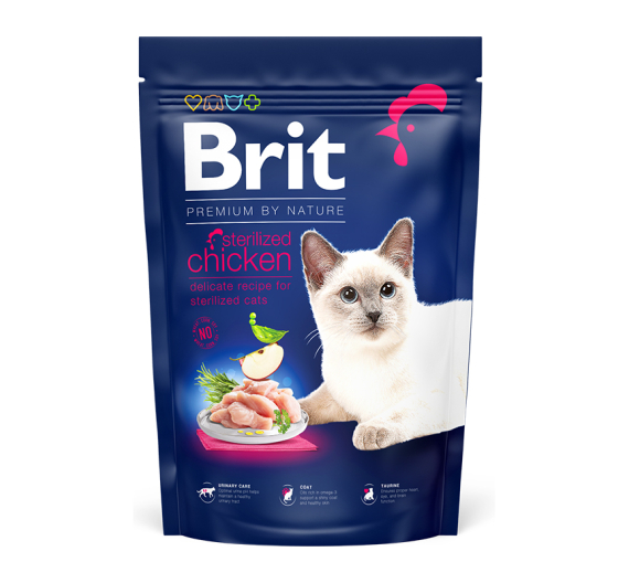 Brit Premium By Nature Cat Sterilised Chicken 300gr