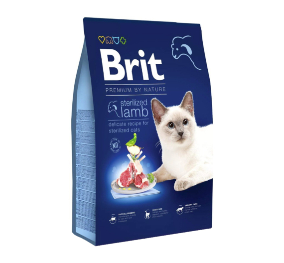 Brit Premium By Nature Cat Sterilised Lamb 1.5kg