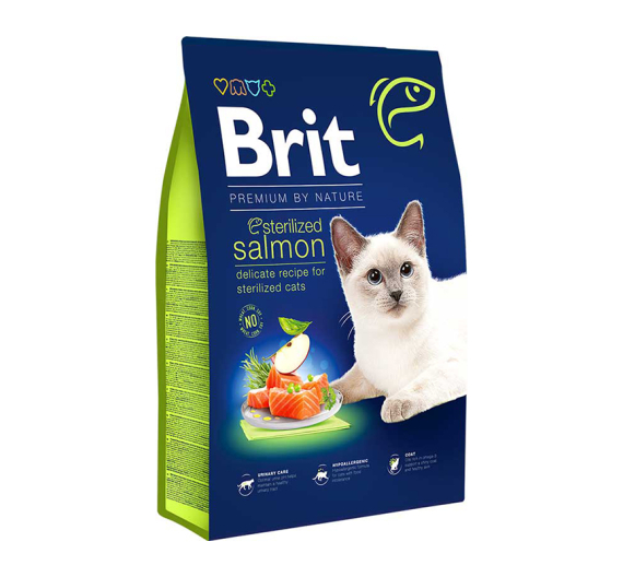 Brit Premium By Nature Cat Sterilised Salmon 1.5kg