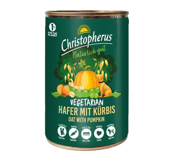 Christopherus Vegan Can Oat & Pumpkin 400gr
