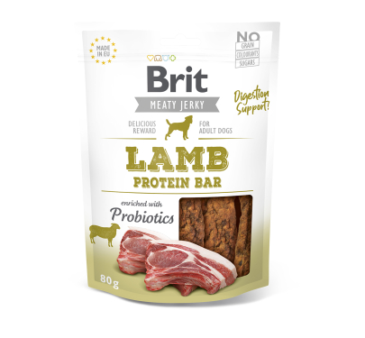 Brit Dog Snack Jerky Lamb Protein Bar 80gr