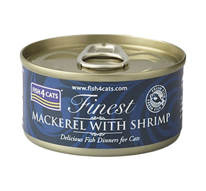 Fish4Cats Macherel & Shrimp 70gr