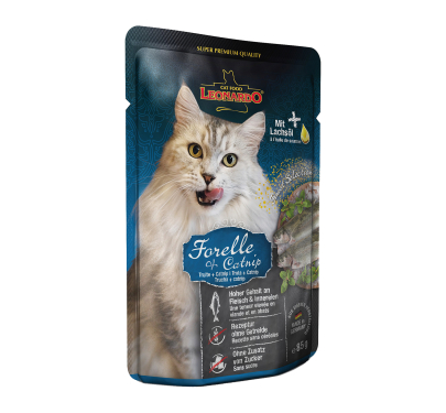Leonardo Φακελάκι Trout & Catnip 85gr