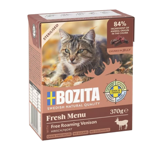 Bozita Tetrapack Sterilised Ελάφι σε Ζελέ 6x370gr Bozita Tetrapack Sterilised Ελάφι σε Ζελέ 6x370gr
