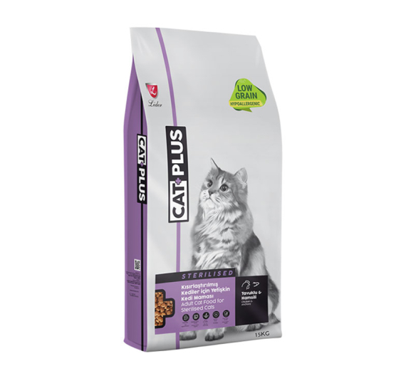 Cat Plus Sterilised Κοτόπουλο 15kg Cat Plus Sterilised Κοτόπουλο 15kg