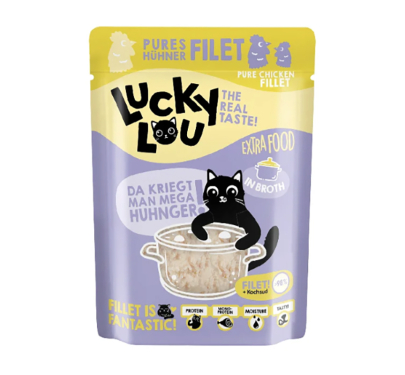 Lucky Lou ExtraFood Φιλέτο Κοτόπουλου σε Ζωμό 70gr