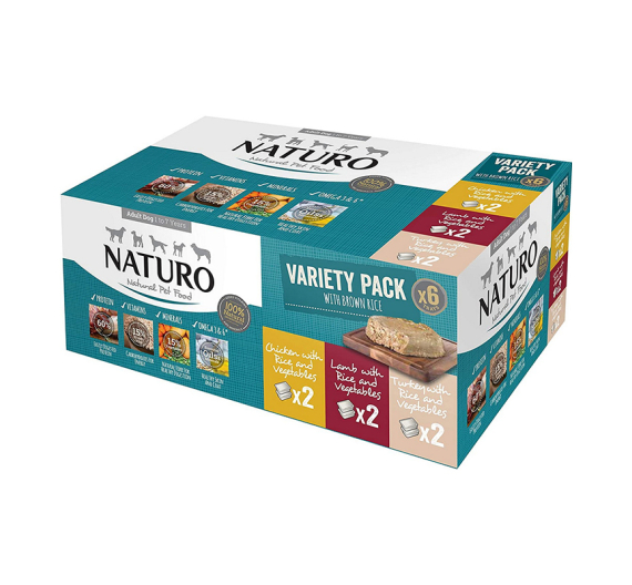 Naturo Dog Multi Tray Variety 6x400gr Naturo Dog Multi Tray Variety 6x400gr