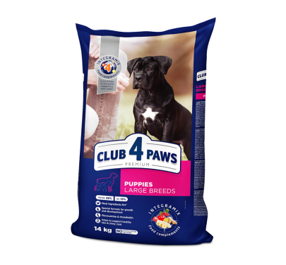 Club 4 Paws Puppies Large Breeds 14kg