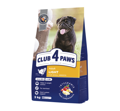 Club 4 Paws Adult Small Light Turkey 5kg