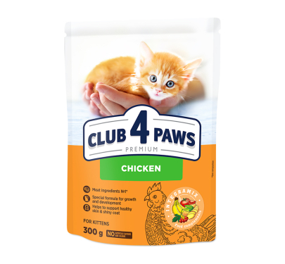 Club 4 Paws Kitten Chicken 300gr