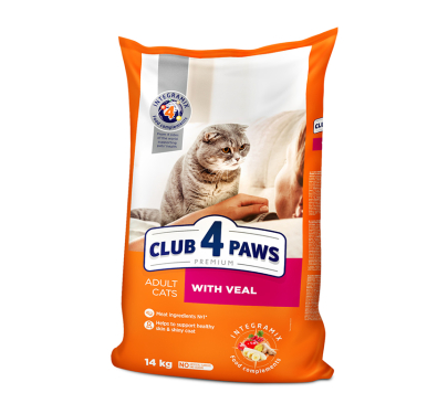 Club 4 Paws Adult Veal 14kg