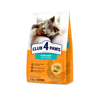Club 4 Paws Sterilized Chicken 2kg