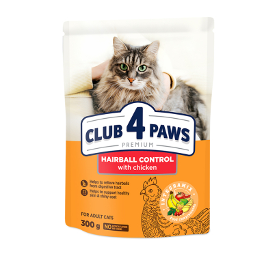 Club 4 Paws Hairball Chicken 300gr