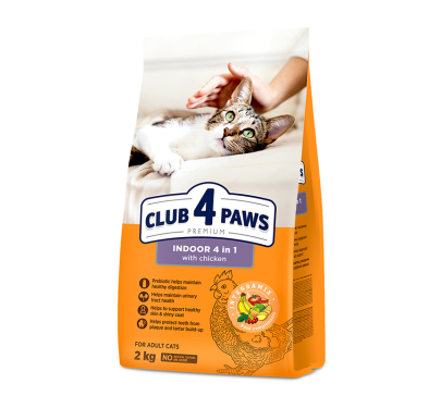Club 4 Paws Indoor 4 in 1 Chicken 2kg
