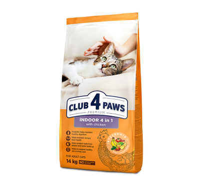 Club 4 Paws Indoor 4 in 1 Chicken 14kg