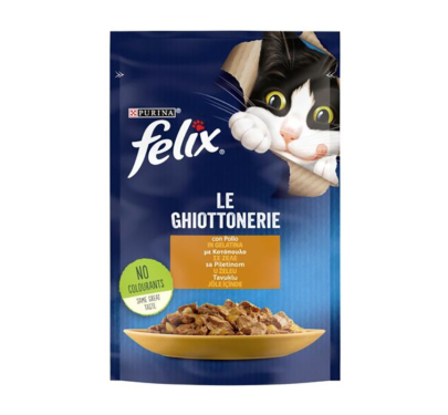 Felix Με Κοτόπουλο σε Ζελέ 85gr