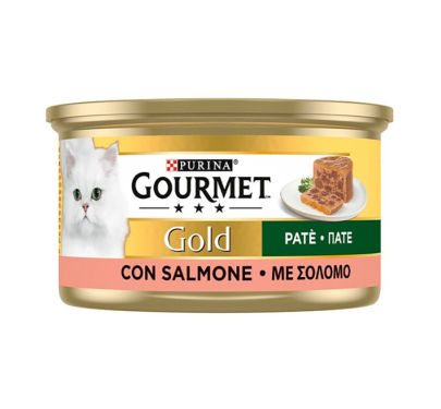 Purina Gourmet Gold Πατέ Σολομός 85gr